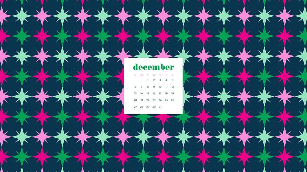 Free December 2020 calendar wallpapers - 41 designs to choose from in Sunday and Monday starts plus no calendar options. Deck your tech!