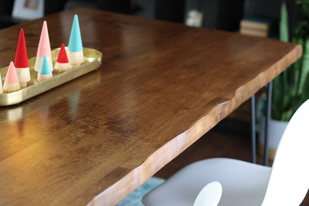 Our new live edge custom dining table made by J THOMAS HOME. 