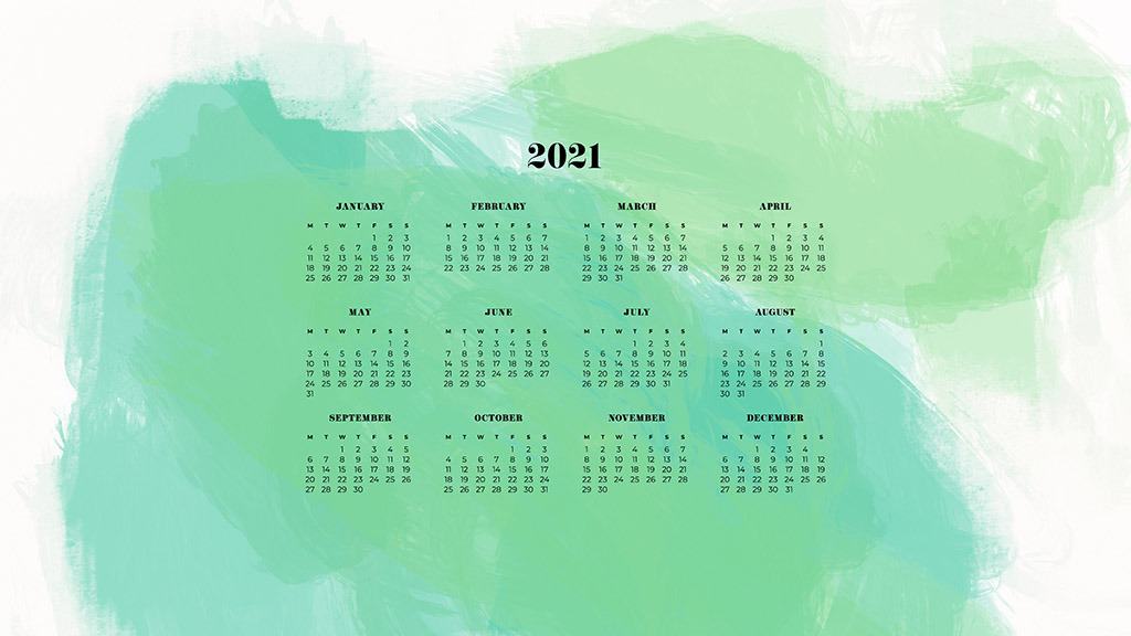 FREE 2021 wallpaper calendars – 50+ cute design options to choose from in both Sunday and Monday starts. Dress your tech for the new year!