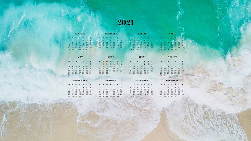 FREE 2021 wallpaper calendars – 50+ cute design options to choose from in both Sunday and Monday starts. Dress your tech for the new year!