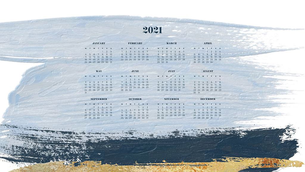 FREE 2021 wallpaper calendars – 50+ cute design options to choose from in both Sunday and Monday starts. Dress your tech for the new year!