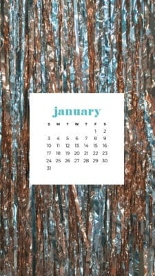 January 2021 calendar wallpapers – 30 FREE designs to choose from!