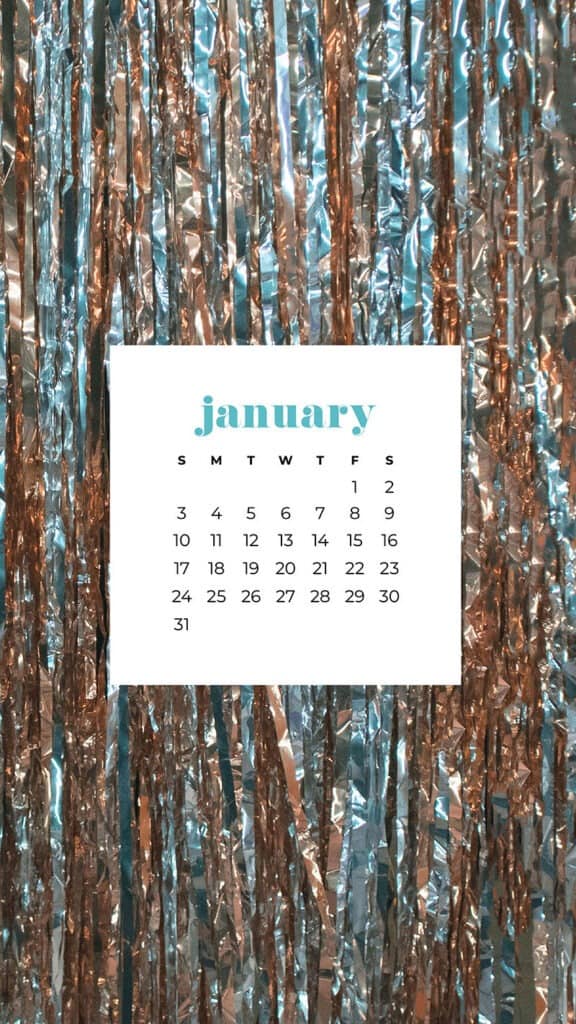 30 FREE JANUARY 2021 CALENDAR WALLPAPERS – DRESS YOUR TECH!, Oh So Lovely Blog