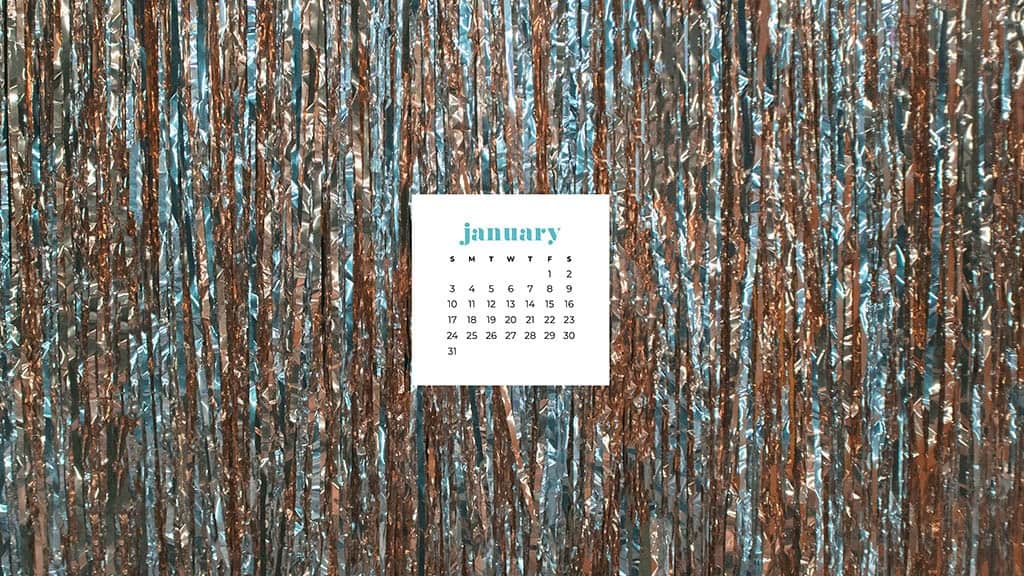 January 2021 calendar wallpapers – 30 FREE designs to choose from in Sunday and Monday starts + no calendar options for desktop and phone!