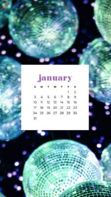 January 2021 calendar wallpapers – 30 FREE designs to choose from!
