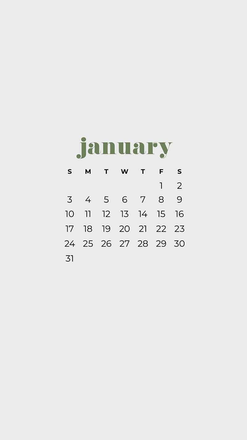 January 2021 calendar wallpapers – 30 FREE designs to choose from!
