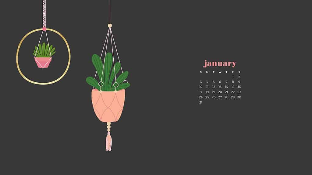 January 2021 Calendar Wallpapers 30 Free Designs To Choose From