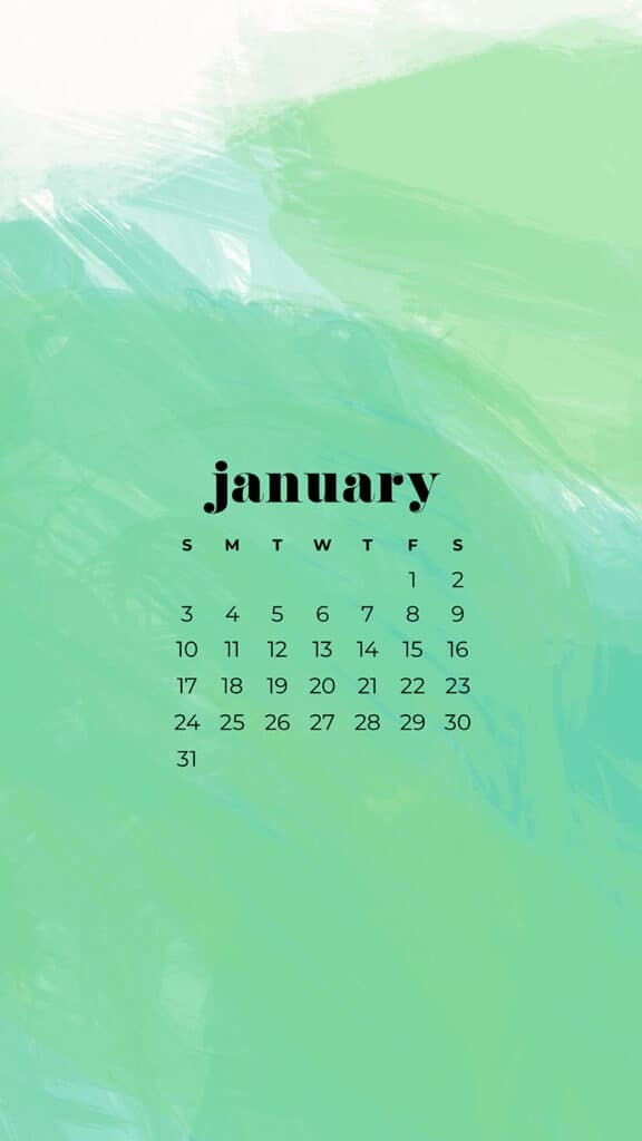 30 FREE JANUARY 2021 CALENDAR WALLPAPERS – DRESS YOUR TECH!, Oh So Lovely Blog