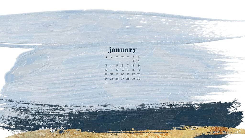 January 2021 calendar wallpapers – 30 FREE designs to choose from in Sunday and Monday starts + no calendar options for desktop and phone!