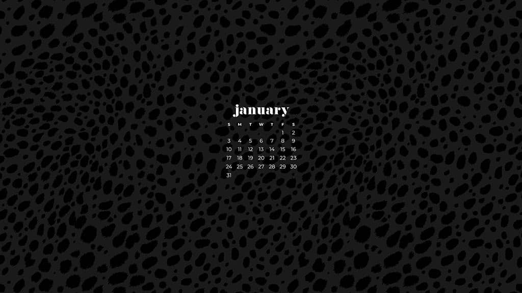 January 2021 calendar wallpapers – 30 FREE designs to choose from in Sunday and Monday starts + no calendar options for desktop and phone!