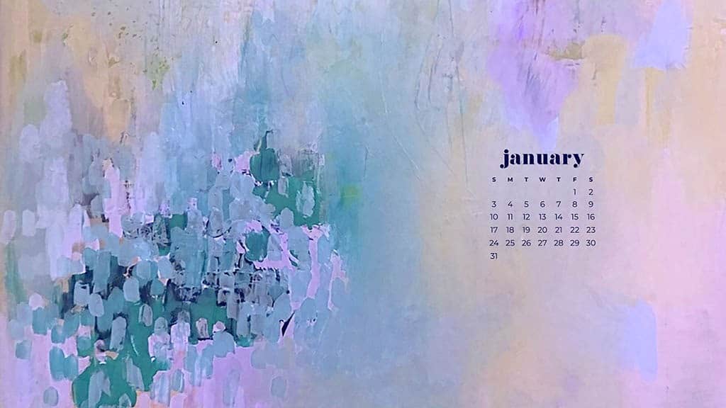 January 2021 calendar wallpapers – 30 FREE designs to choose from in Sunday and Monday starts + no calendar options for desktop and phone!