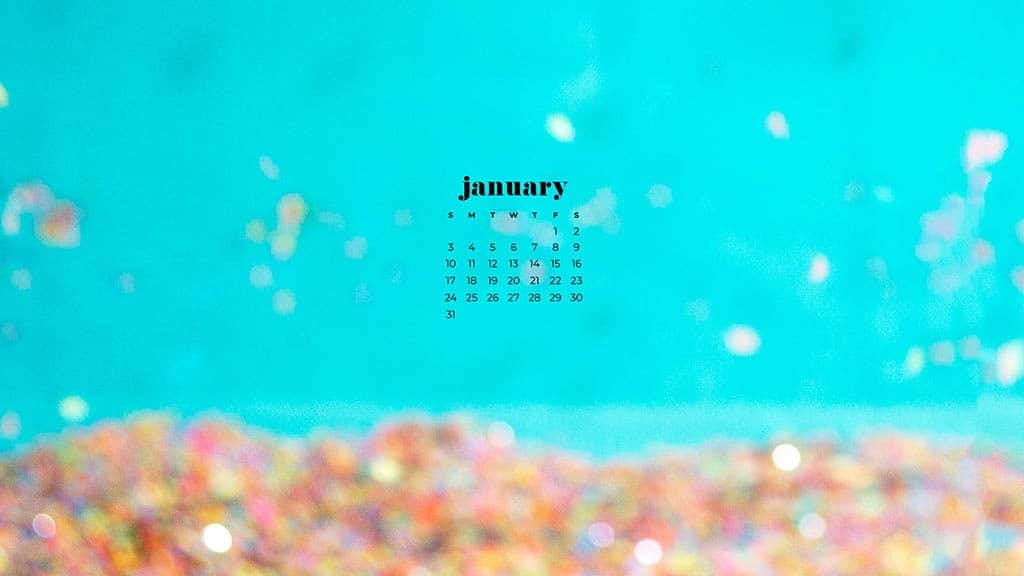 January 2021 calendar wallpapers – 30 FREE designs to choose from in Sunday and Monday starts + no calendar options for desktop and phone!