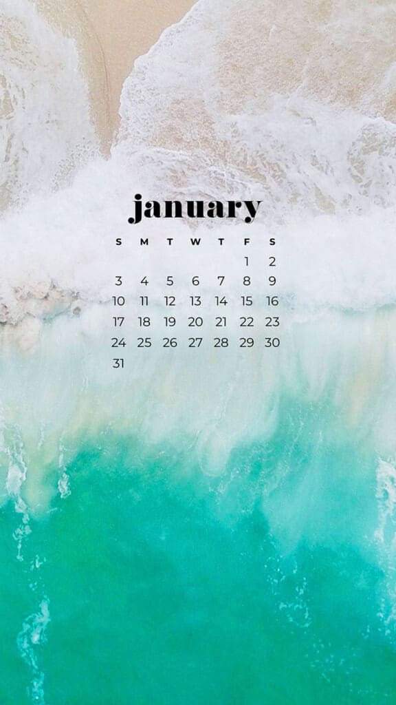 30 FREE JANUARY 2021 CALENDAR WALLPAPERS – DRESS YOUR TECH!, Oh So Lovely Blog