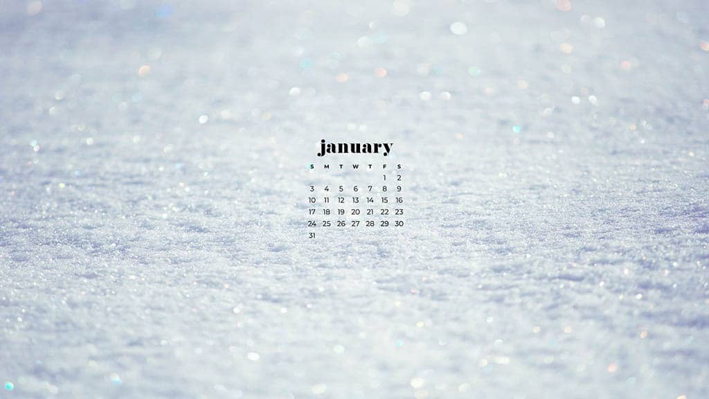 January 2021 calendar wallpapers – 30 FREE designs to choose from in Sunday and Monday starts + no calendar options for desktop and phone!