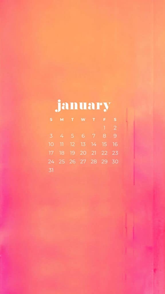 30 FREE JANUARY 2021 CALENDAR WALLPAPERS – DRESS YOUR TECH!, Oh So Lovely Blog