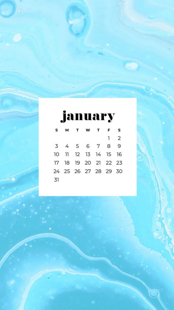 30 FREE JANUARY 2021 CALENDAR WALLPAPERS – DRESS YOUR TECH!, Oh So Lovely Blog