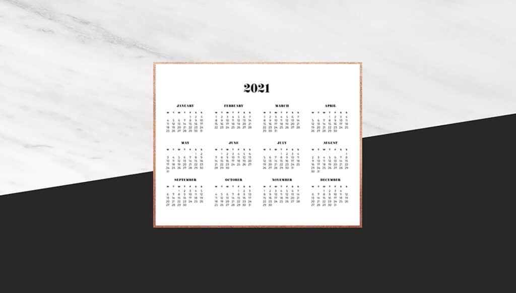 FREE 2021 WALLPAPER CALENDARS – 50+ OH SO LOVELY OPTIONS!, Oh So Lovely Blog