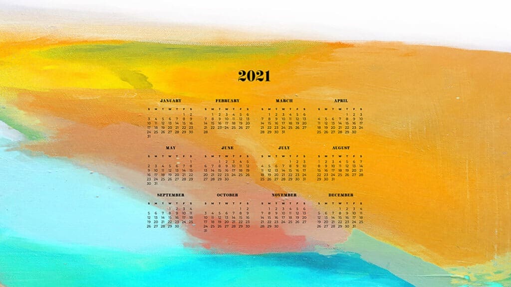 FREE 2021 WALLPAPER CALENDARS – 50+ OH SO LOVELY OPTIONS!, Oh So Lovely Blog