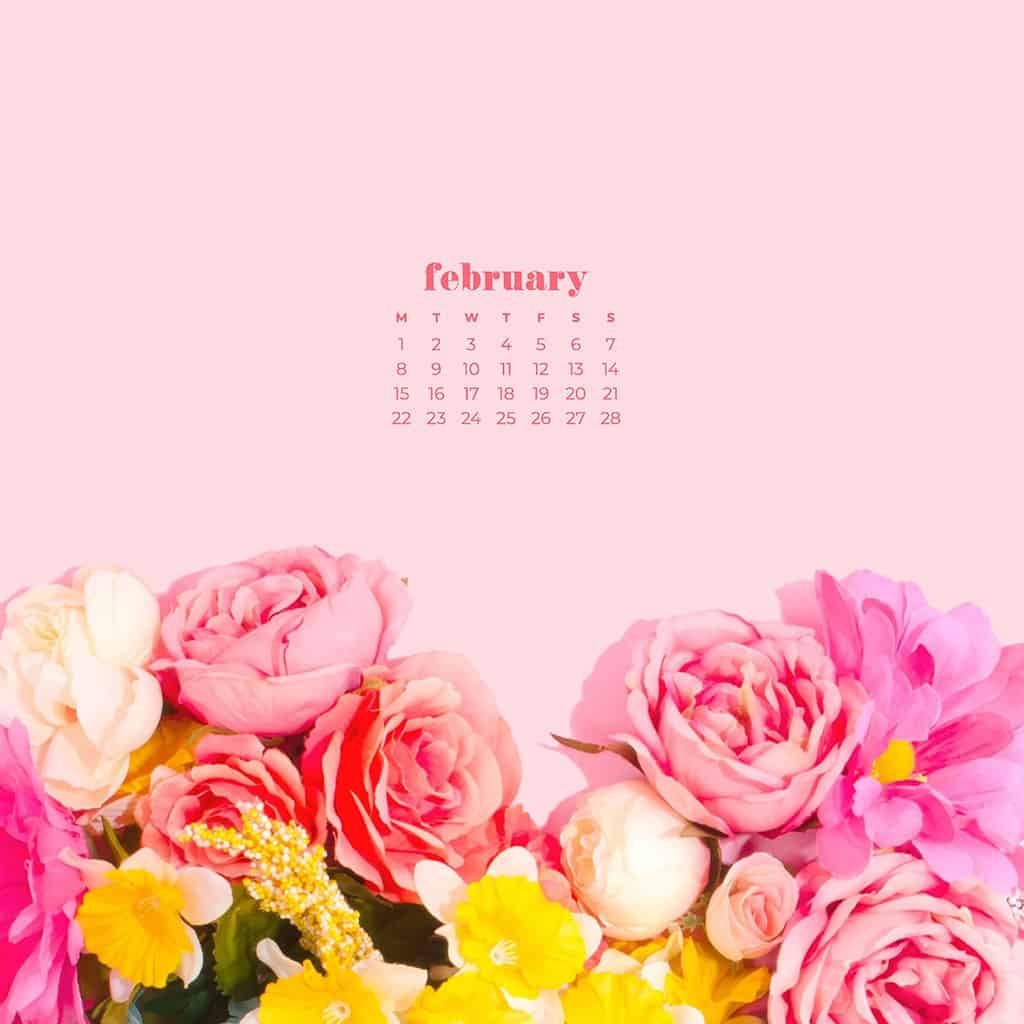 February 2021 Calendar Wallpaper Aesthetic