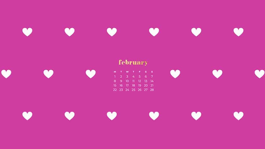 Free February 2021 calendar wallpapers – 30 cute designs in both Sunday and Monday starts for phone and desktop. Dress you tech!