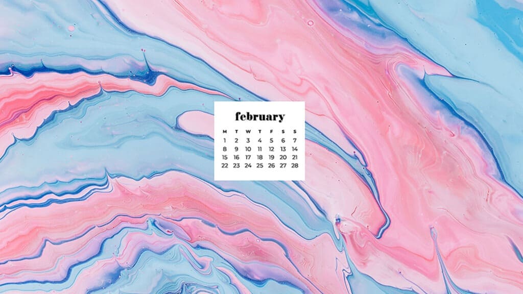 Free February 2021 calendar wallpapers – 30 cute designs in both Sunday and Monday starts for phone and desktop. Dress you tech!