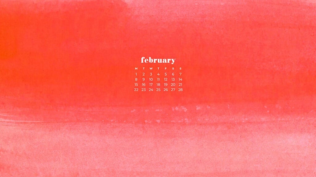 Free February 2021 calendar wallpapers – 30 cute designs in both Sunday and Monday starts for phone and desktop. Dress you tech!