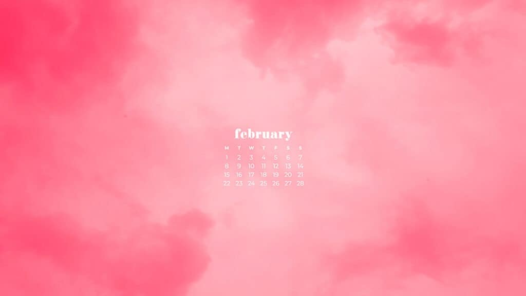 Free February 2021 calendar wallpapers – 30 cute designs in both Sunday and Monday starts for phone and desktop. Dress you tech!