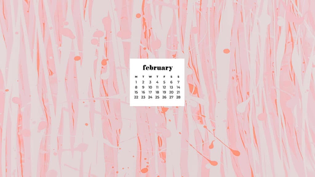 Free February 2021 calendar wallpapers – 30 cute designs in both Sunday and Monday starts for phone and desktop. Dress you tech!