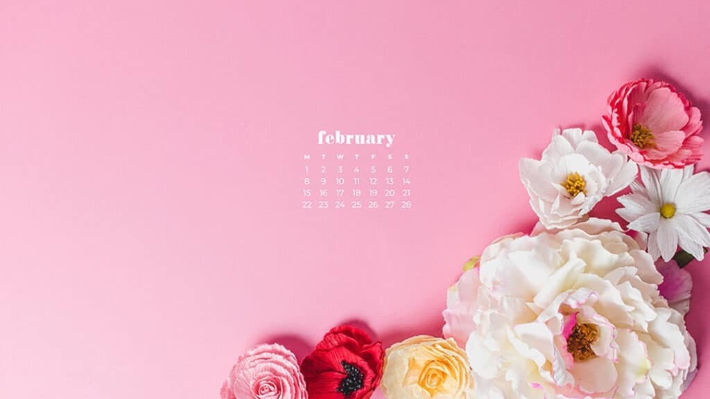 Free February 2021 calendar wallpapers – 30 cute designs in both Sunday and Monday starts for phone and desktop. Dress you tech!