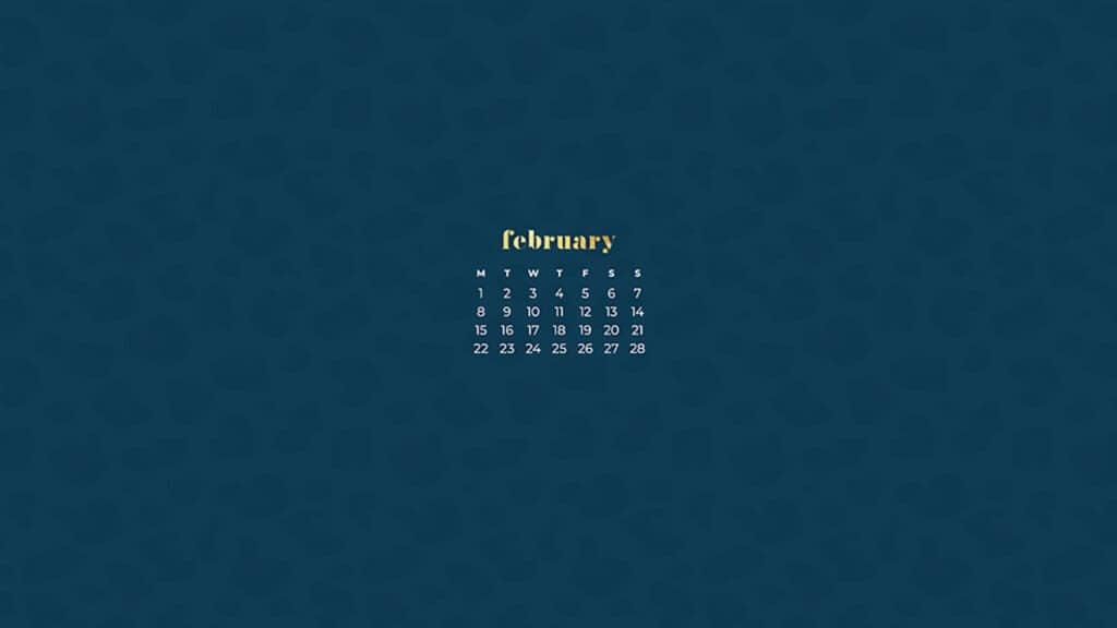 Free February 2021 calendar wallpapers – 30 cute designs in both Sunday and Monday starts for phone and desktop. Dress you tech!