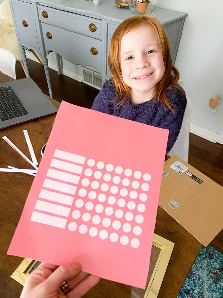 Free printable chore chart paper backer available in 8 colors