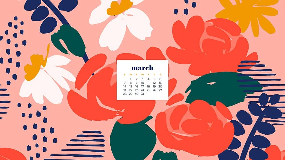 FREE March Desktop Background  Wallpaper  Calendar wallpaper Spring  wallpaper Hello march