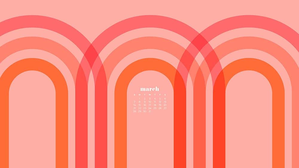 March 2022 Calendar Wallpaper  Sarah Hearts