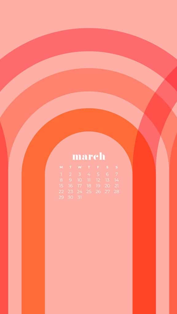 FREE MARCH 2021 CALENDAR WALLPAPERS – 30 CUTE DESIGN OPTIONS!, Oh So Lovely Blog