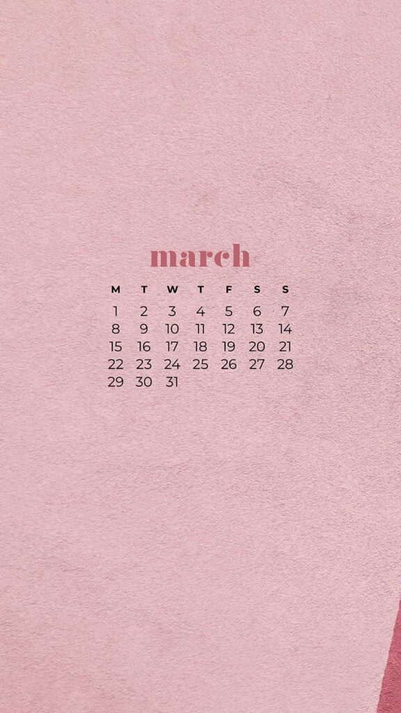 FREE MARCH 2021 CALENDAR WALLPAPERS – 30 CUTE DESIGN OPTIONS!, Oh So Lovely Blog