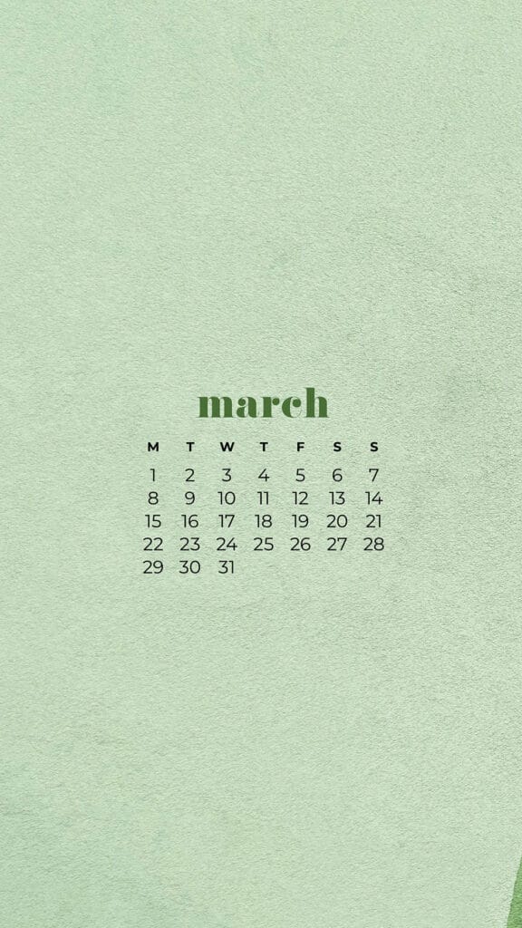 FREE MARCH 2021 CALENDAR WALLPAPERS – 30 CUTE DESIGN OPTIONS!, Oh So Lovely Blog