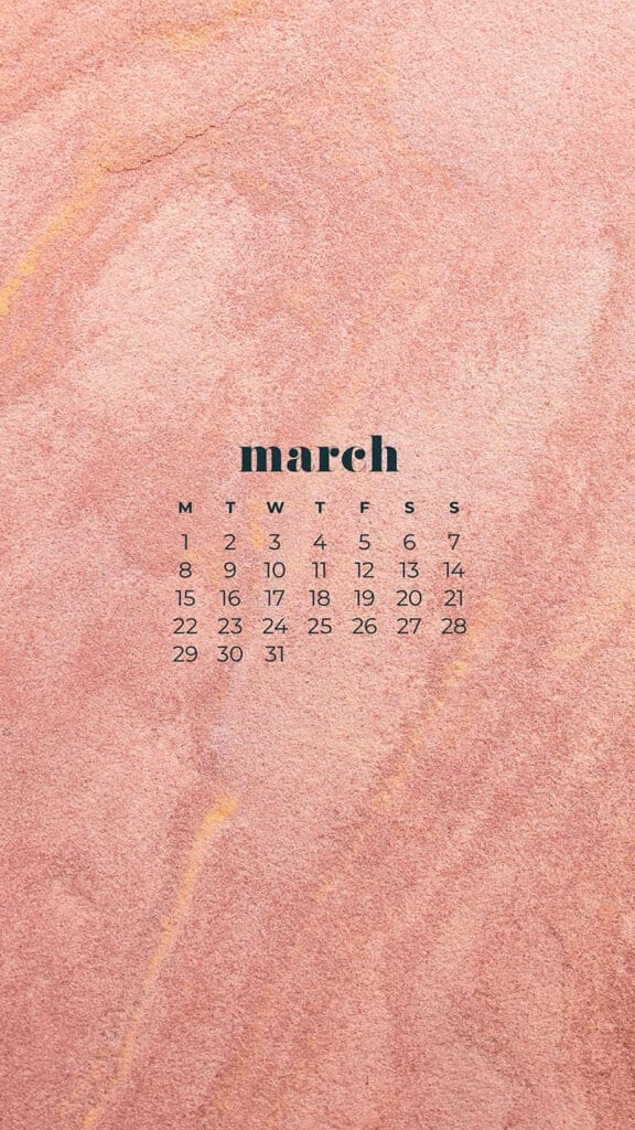 FREE MARCH 2021 CALENDAR WALLPAPERS – 30 CUTE DESIGN OPTIONS!, Oh So Lovely Blog