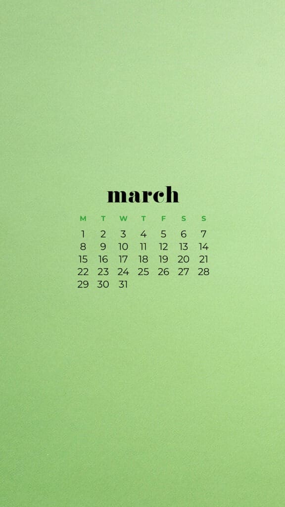 FREE MARCH 2021 CALENDAR WALLPAPERS – 30 CUTE DESIGN OPTIONS!, Oh So Lovely Blog