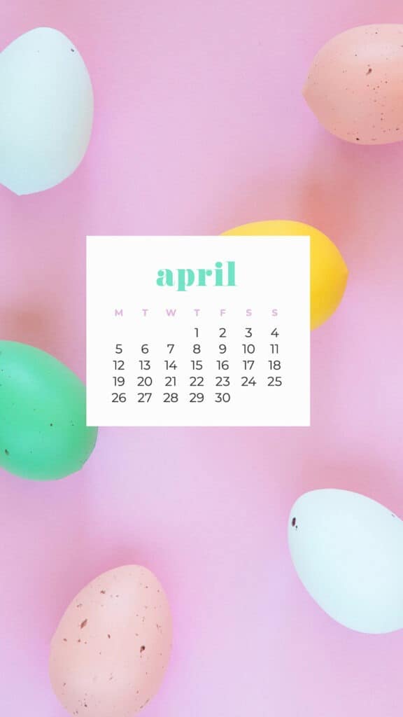 FREE APRIL 2021 WALLPAPER CALENDARS – 30 CUTE DESIGN OPTIONS!, Oh So Lovely Blog