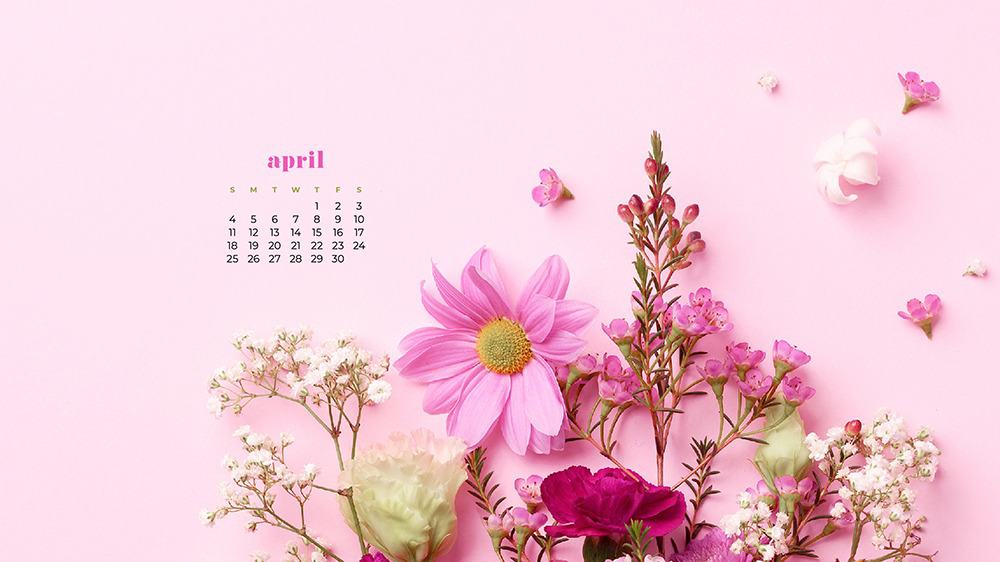 FREE APRIL 2021 WALLPAPER CALENDARS – 30 CUTE DESIGN OPTIONS!, Oh So Lovely Blog