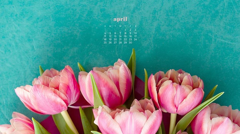 FREE APRIL 2021 WALLPAPER CALENDARS – 30 CUTE DESIGN OPTIONS!, Oh So Lovely Blog