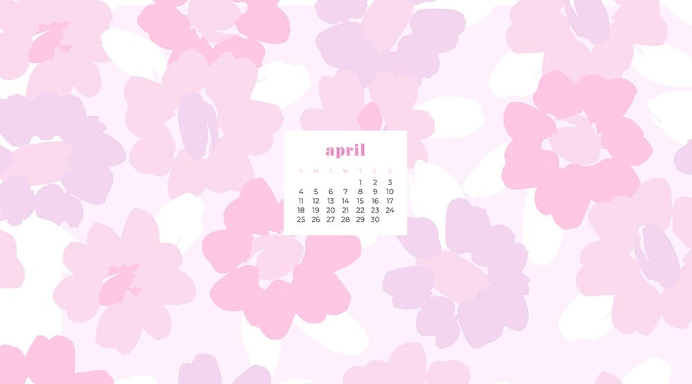 FREE APRIL 2021 WALLPAPER CALENDARS – 30 CUTE DESIGN OPTIONS!, Oh So Lovely Blog