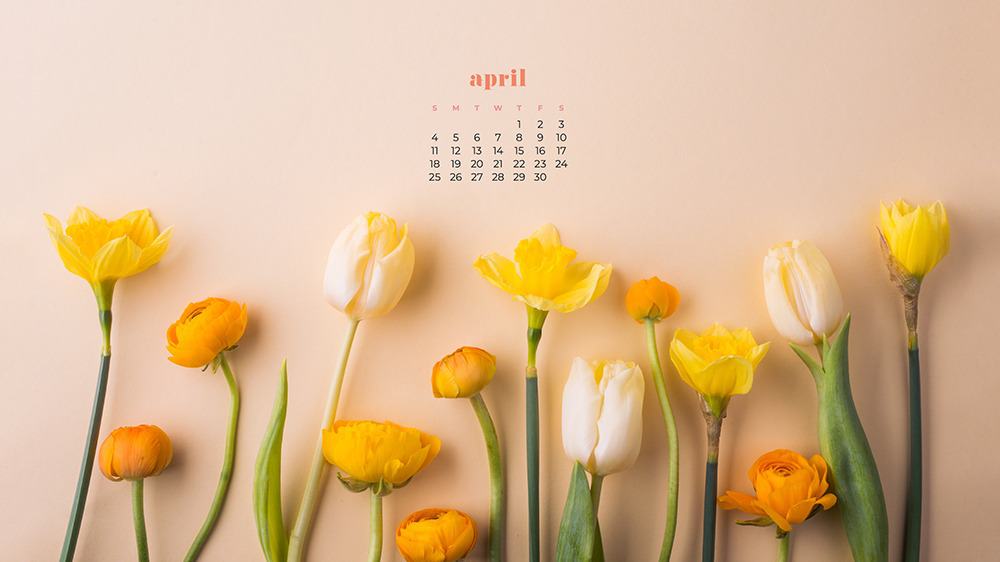 FREE APRIL 2021 WALLPAPER CALENDARS – 30 CUTE DESIGN OPTIONS!, Oh So Lovely Blog