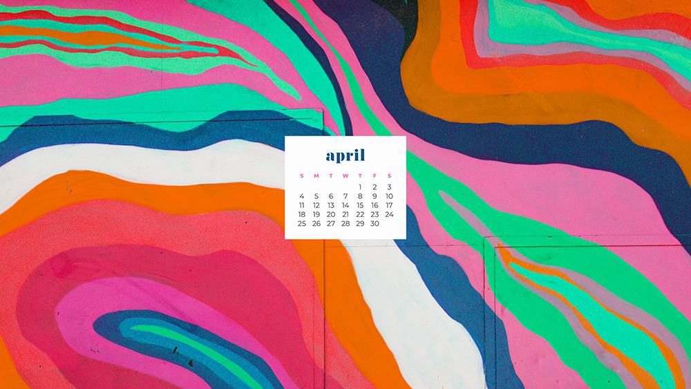 FREE APRIL 2021 WALLPAPER CALENDARS – 30 CUTE DESIGN OPTIONS!, Oh So Lovely Blog