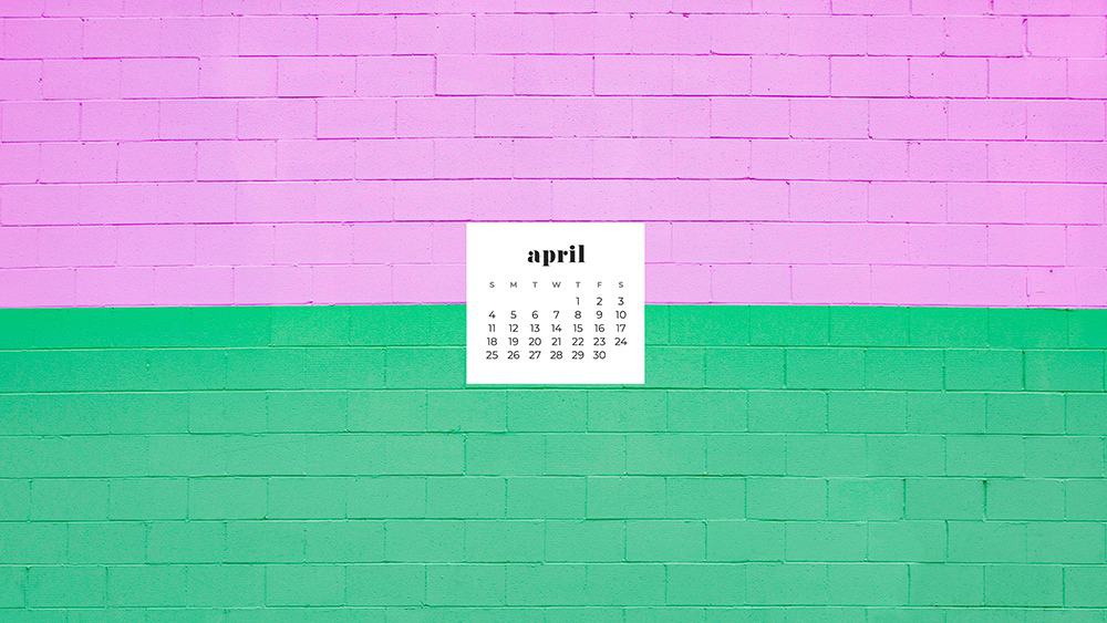 FREE APRIL 2021 WALLPAPER CALENDARS – 30 CUTE DESIGN OPTIONS!, Oh So Lovely Blog