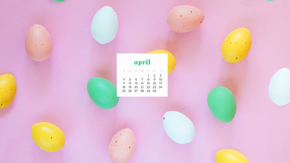 FREE APRIL 2021 WALLPAPER CALENDARS – 30 CUTE DESIGN OPTIONS!, Oh So Lovely Blog