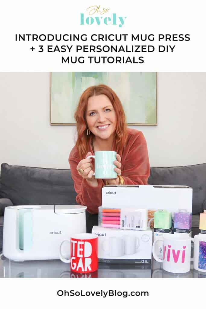 I'm so excited to share that Cricut has just launched a new product – Cricut Mug Press! Check out my 3 easy personalized mug making tutorials!