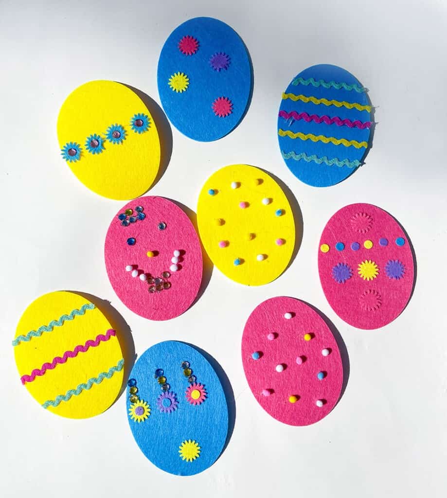 Easter felt egg decorating kit from Michaels