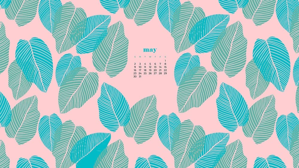 May 2021 wallpaper calendars – 30 FREE, cute, and colorful options!