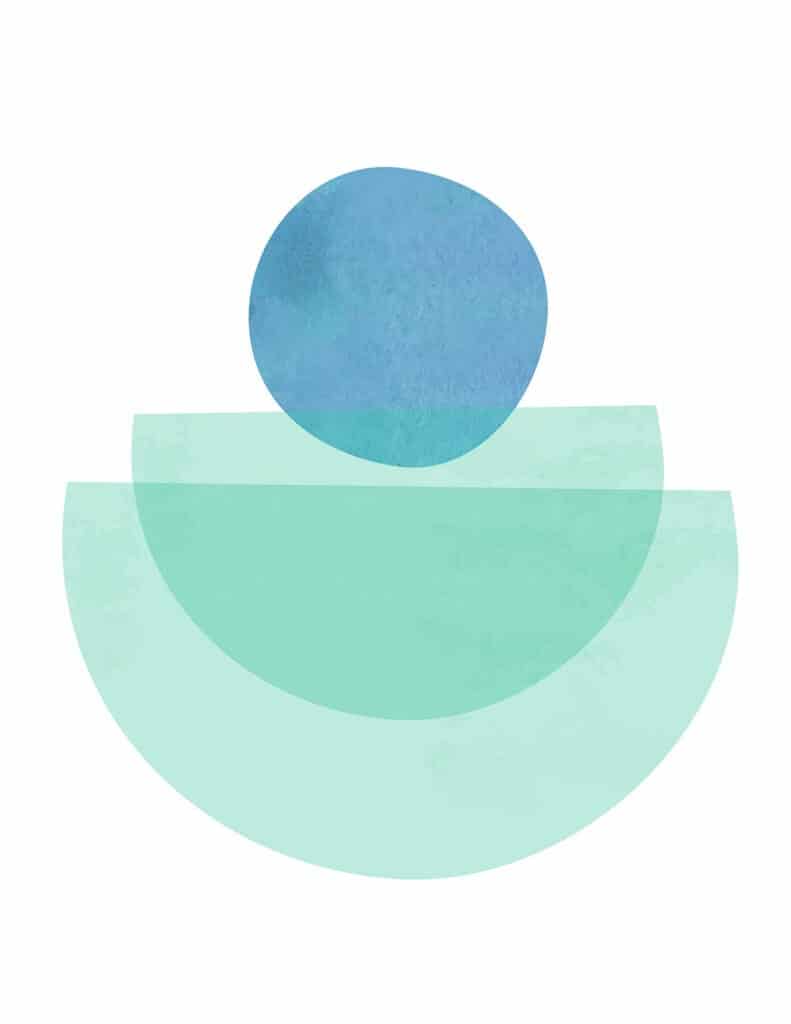 27 FREE MODERN GEOMETRIC ABSTRACT ART PRINTABLES, Oh So Lovely Blog